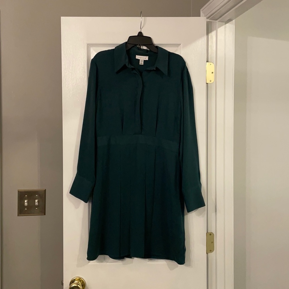 Top shop long sleeve dress size 6 worn once